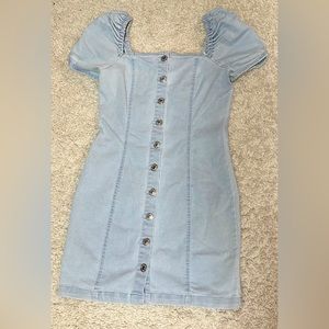 Women’s button down denim dress